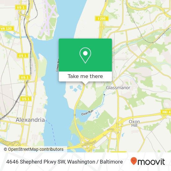 4646 Shepherd Pkwy SW, Washington, DC 20032 map