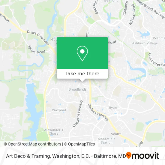 Art Deco & Framing map