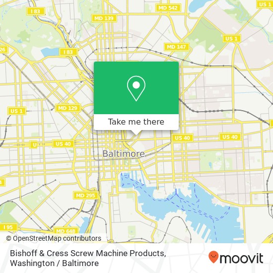 Bishoff & Cress Screw Machine Products, 425 Colvin St map