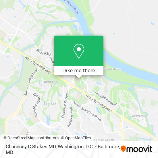 Mapa de Chauncey C Stokes MD