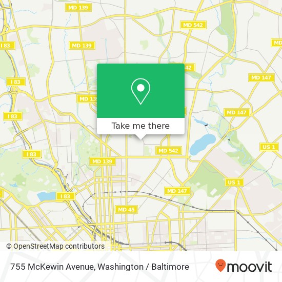 755 McKewin Avenue, 755 McKewin Ave, Baltimore, MD 21218, USA map