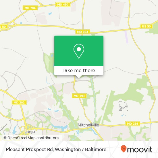 Pleasant Prospect Rd, Bowie, MD 20721 map