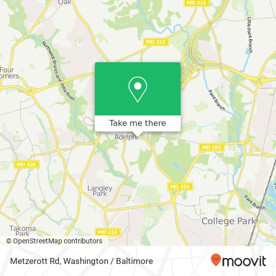 Metzerott Rd, Hyattsville, MD 20783 map