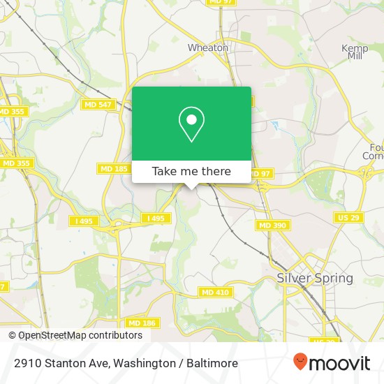 2910 Stanton Ave, Silver Spring, MD 20910 map