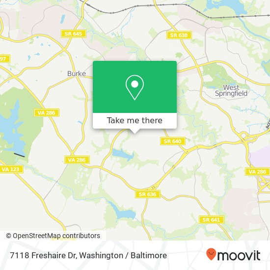 7118 Freshaire Dr, Springfield, VA 22153 map