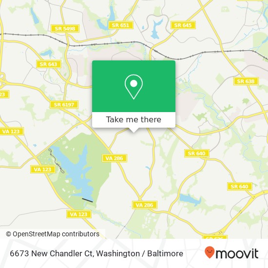 6673 New Chandler Ct, Burke, VA 22015 map