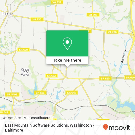 Mapa de East Mountain Software Solutions, 4918 King Solomon Dr