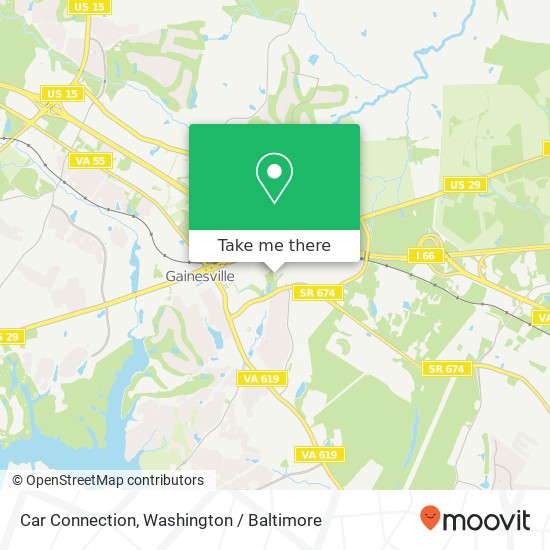 Mapa de Car Connection, 5300 Wellington Branch Dr