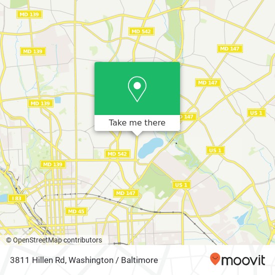 3811 Hillen Rd, Baltimore, MD 21218 map