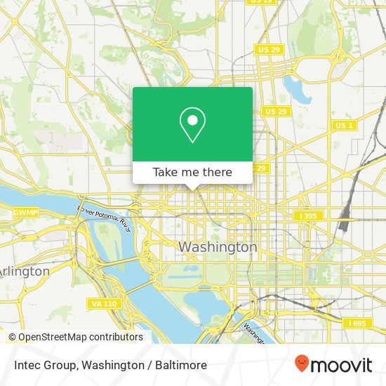 Mapa de Intec Group, 1800 M St NW