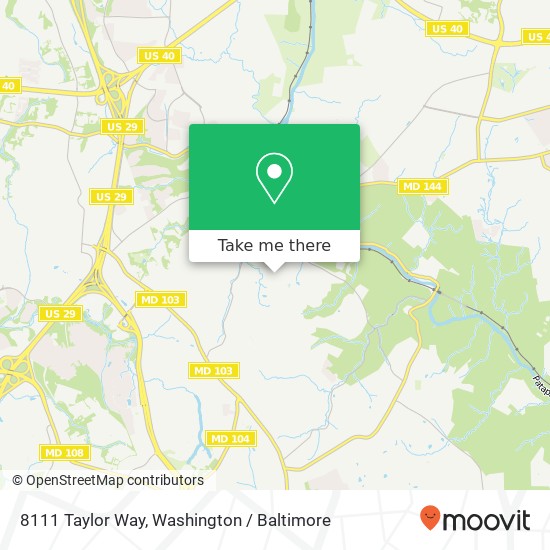 8111 Taylor Way, Ellicott City, MD 21043 map