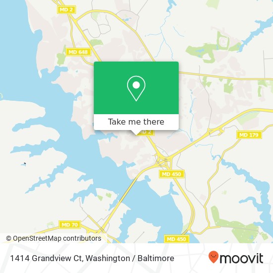 1414 Grandview Ct, Arnold, MD 21012 map