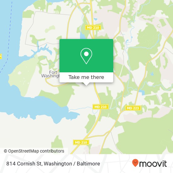 814 Cornish St, Fort Washington, MD 20744 map