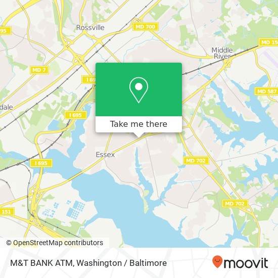 M&T BANK ATM, 809 Eastern Blvd map