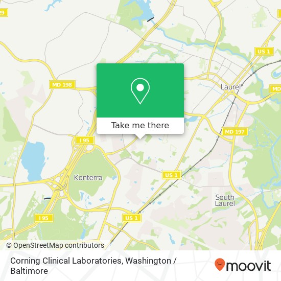 Corning Clinical Laboratories, 14201 Laurel Park Dr map