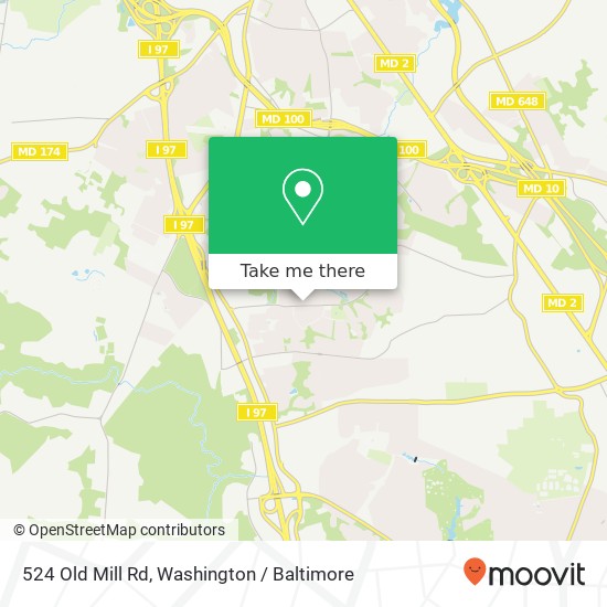 524 Old Mill Rd, Millersville, MD 21108 map