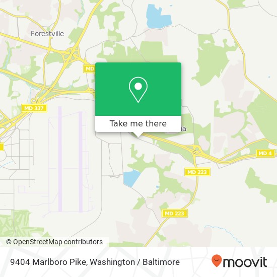 9404 Marlboro Pike, Upper Marlboro, MD 20772 map