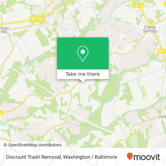 Mapa de Discount Trash Removal, 7911 Vernon Dr