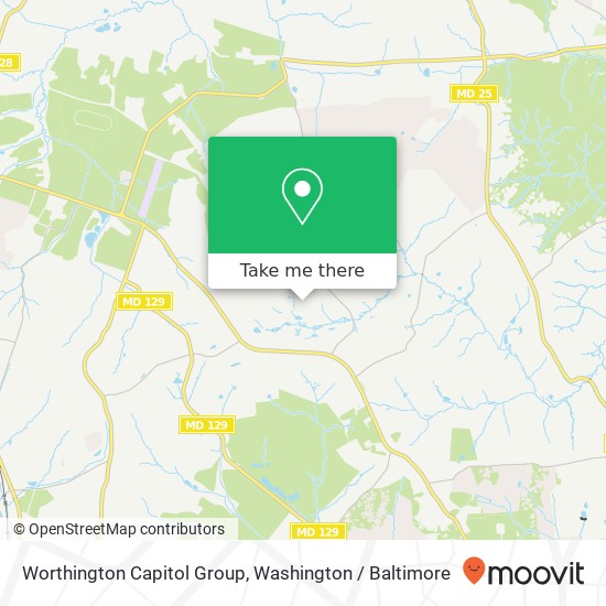 Mapa de Worthington Capitol Group, 12502 Fellowship Ct