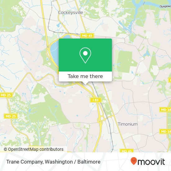 Trane Company map