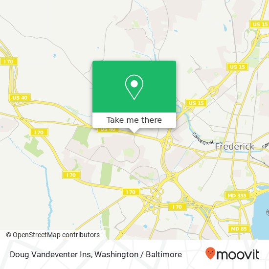 Mapa de Doug Vandeventer Ins, 5 Hillcrest Dr