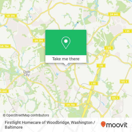 Mapa de Firstlight Homecare of Woodbridge, 3310 Noble Pond Way