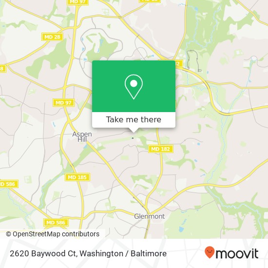 2620 Baywood Ct, Silver Spring, MD 20906 map