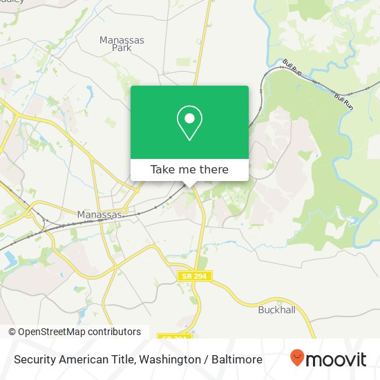 Security American Title, 8428 Quarry Rd map