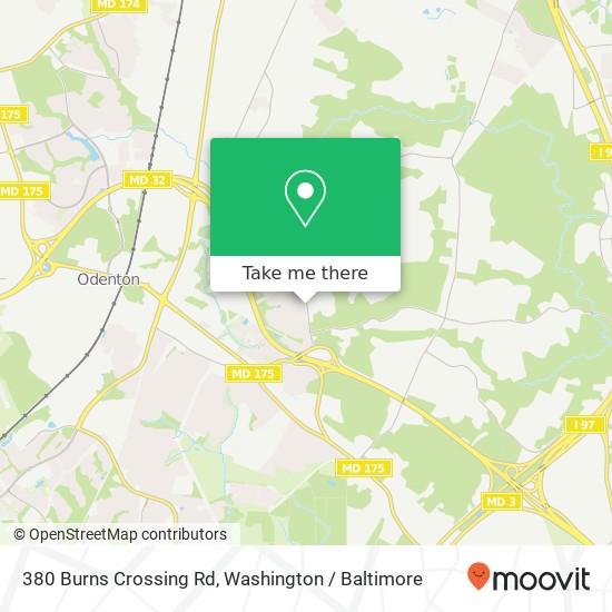 380 Burns Crossing Rd, Severn, MD 21144 map