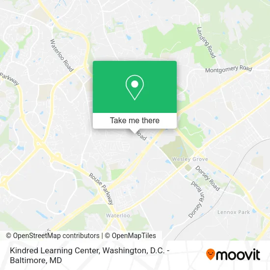 Kindred Learning Center map