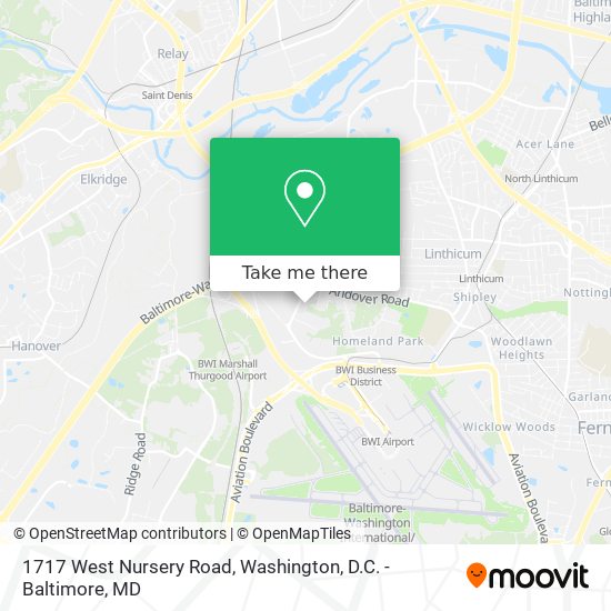 1717 West Nursery Road map