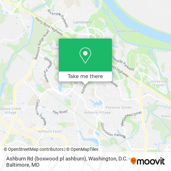 Ashburn Rd (boxwood pl ashburn) map