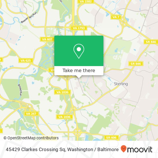 45429 Clarkes Crossing Sq, Sterling, VA 20164 map