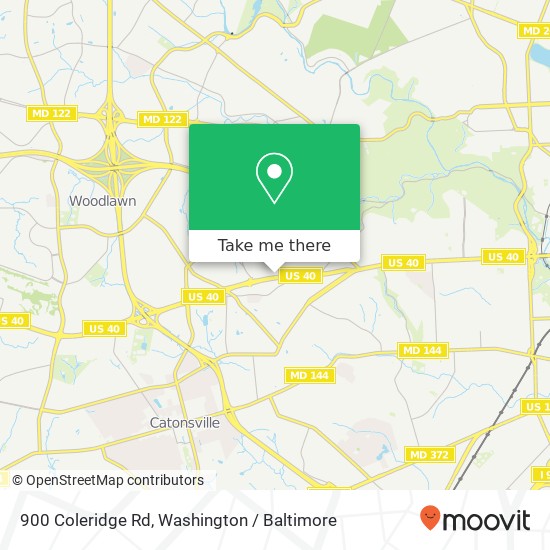 900 Coleridge Rd, Baltimore, MD 21229 map