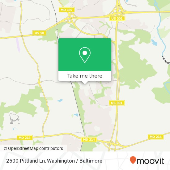 2500 Pittland Ln, Bowie, MD 20716 map