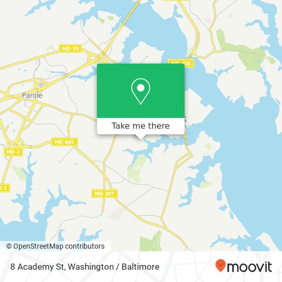 8 Academy St, Annapolis, MD 21401 map