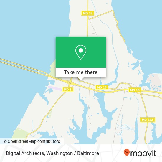 Mapa de Digital Architects, 307 Main St