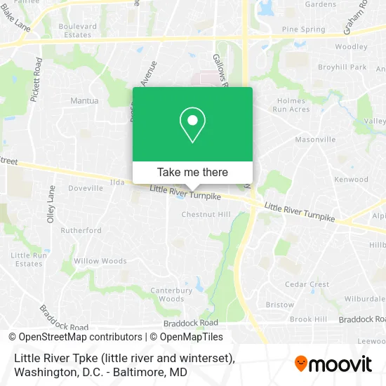 Mapa de Little River Tpke (little river and winterset)
