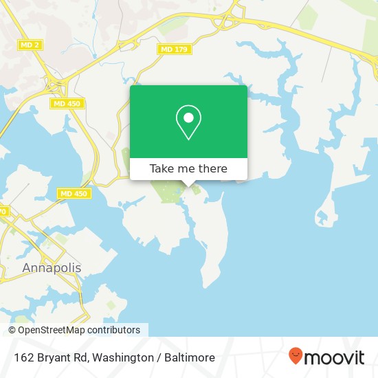 162 Bryant Rd, Annapolis, MD 21402 map