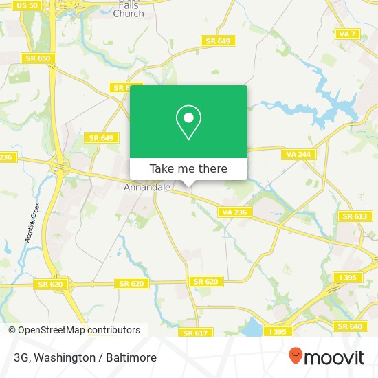 Mapa de 3G, 7006 Little River Turnpike #3G, Annandale, VA 22003, USA