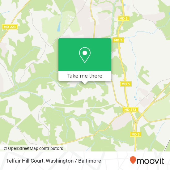 Telfair Hill Court, Telfair Hill Court, Brandywine, MD 20613, USA map