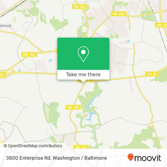 3800 Enterprise Rd, Bowie, MD 20721 map