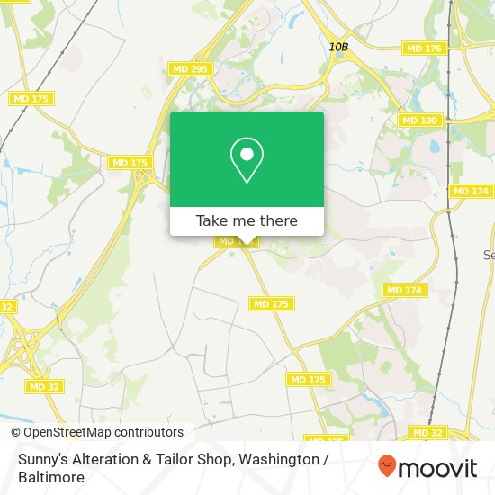 Sunny's Alteration & Tailor Shop, 2602 Annapolis Rd map