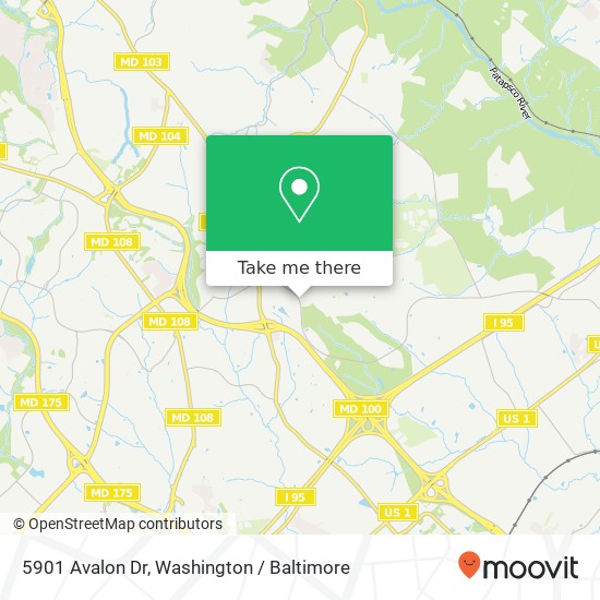 5901 Avalon Dr, Elkridge, MD 21075 map