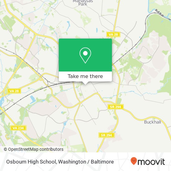 Mapa de Osboum High School, Tudor Ln