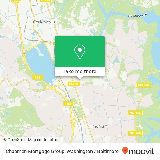 Mapa de Chapmen Mortgage Group, 9727 Greenside Dr