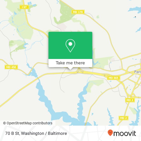 70 B St, Annapolis, MD 21401 map