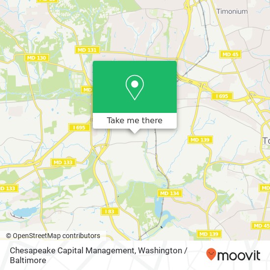 Mapa de Chesapeake Capital Management, 7814 Ellenham Rd