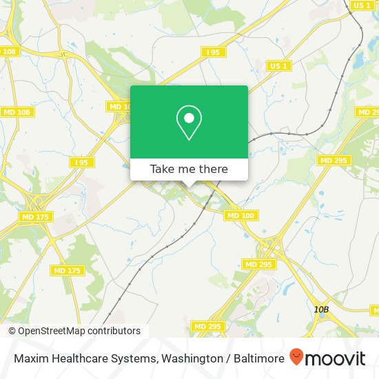 Mapa de Maxim Healthcare Systems, 6835 Deerpath Rd