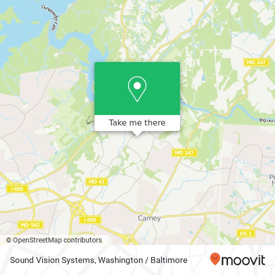 Sound Vision Systems, 2606 Meadowland Ct map